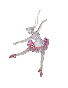 Στολίδι Ακρυλικό Μπαλαρίνα 15x11cm Xmasfest 1133779