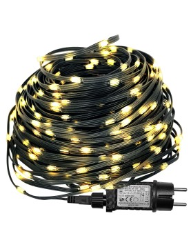 810 Λαμπάκια LED Λευκό Θερμό σε Σειρά με Προγράμματα IP44 43,5m Xmasfest 1133851