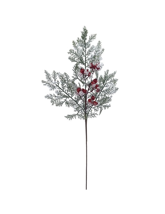 Κλαδί Χιονισμένο με γκι 72cm Xmasfest 1133902
