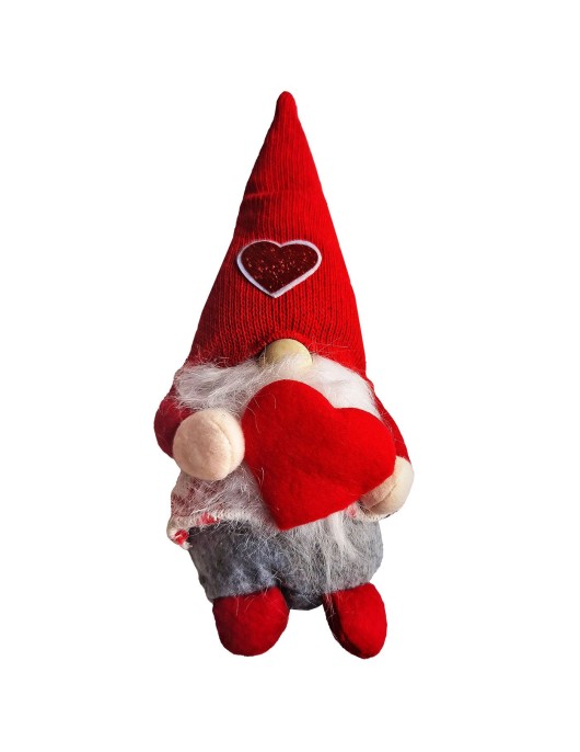 Φιγούρα Gnome με Καρδιά 30cm Xmasfest 1133937