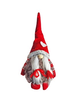 Φιγούρα Gnome με Πλεξούδες Καρδιά 34cm Xmasfest 1133939
