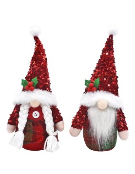 Φιγούρα Gnome με Παγιέτα 29cm Xmasfest 1133942