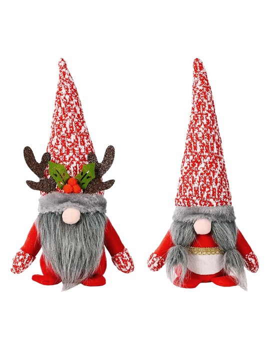 Φιγούρα Gnome με Μάλλινο Σκούφο 37cm Xmasfest 1133947