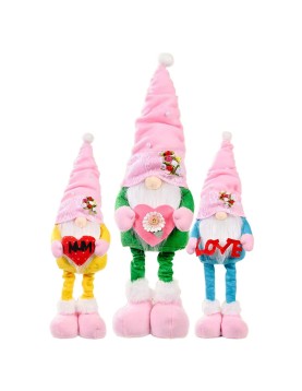 Άγιος Gnome με ροζ Σκούφο 50cm Xmasfest 1133949