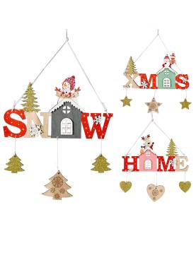 Στολίδι Ξύλινη Παράσταση Xmas 22x13cm Xmasfest 1133968