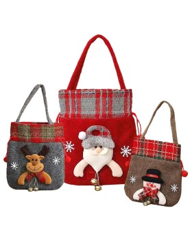 Τσαντάκι Υφασμάτινο 24x21cm Xmasfest 1133969