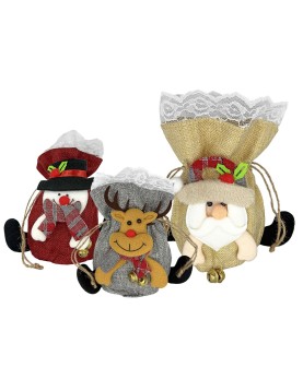 Τσαντάκι Λινάτσα Πουγκί Xmas Xmasfest 1133970