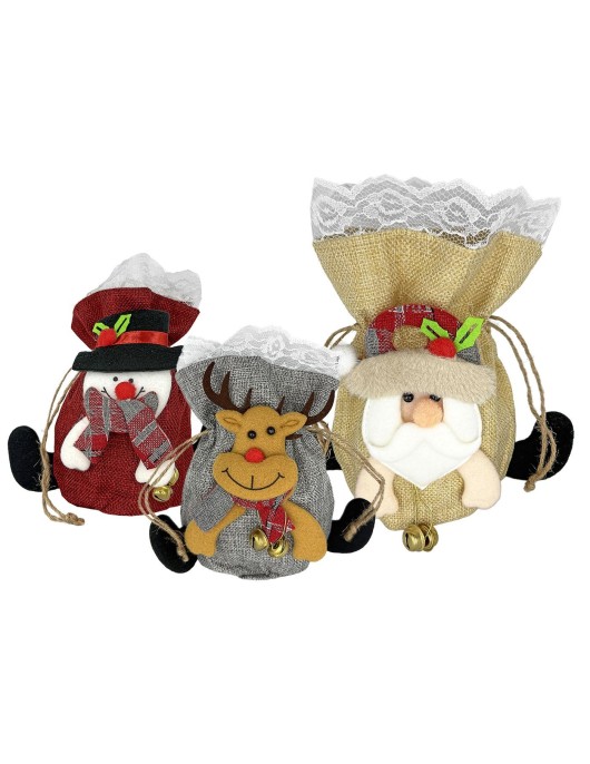 Τσαντάκι Λινάτσα Πουγκί Xmas Xmasfest 1133970