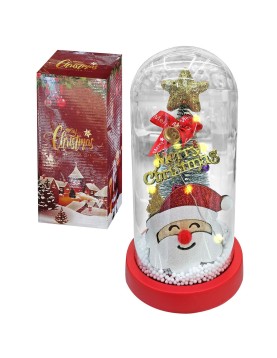 Γυάλα με Φως, Δέντρο, Άγιο 22x11cm Xmasfest 1133972