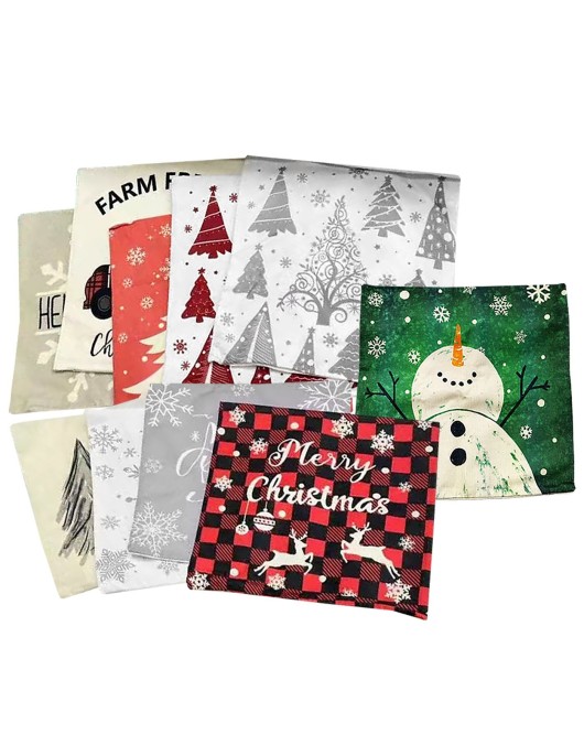 Θήκη Μαξιλαριού Χριστουγεννιάτικο Σχέδιο 45x45cm Xmasfest 1134000