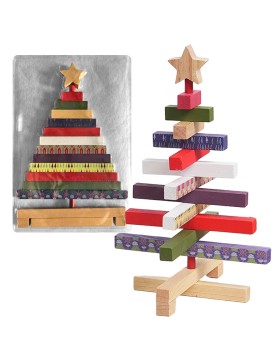 Δέντρο Χριστουγεννιάτικο 3D απο Ξύλινες Τάβλες 38x25cm Xmasfest 1134043