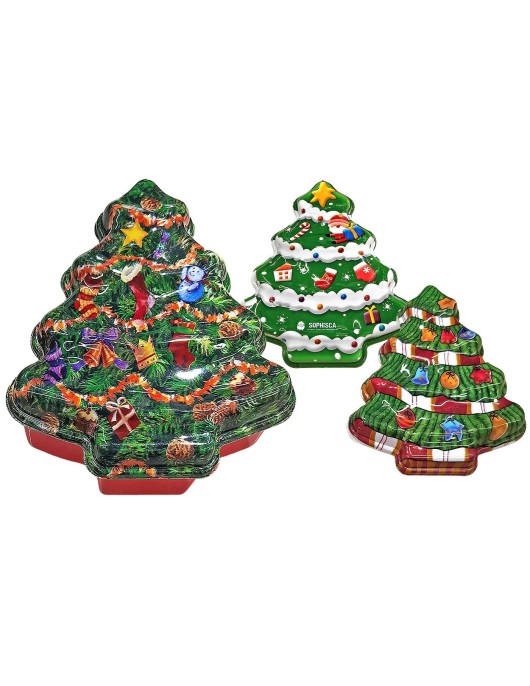 Κουτί Χριστουγεννιάτικο Δέντρο Πλαστικό 20x19x8cm Xmasfest 1134059