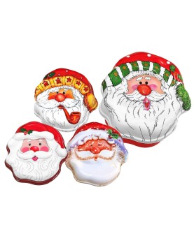 Κουτί Αγ. Βασίλης Πλαστικό 19x18x8cm Xmasfest 1134060