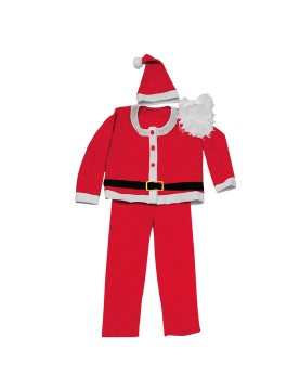 Στολή Άγιος Βασίλης Παιδική no 5-7 Ετών 59x86x36cm Xmasfest 1134062