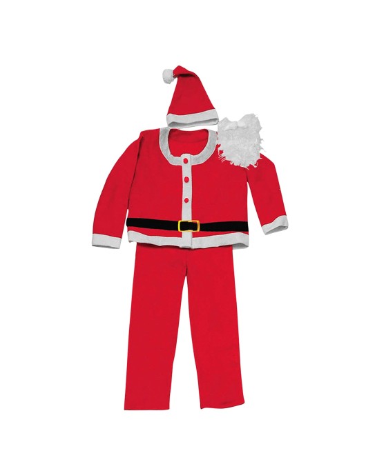 Στολή Άγιος Βασίλης Παιδική no 5-7 Ετών 59x86x36cm Xmasfest 1134062
