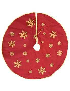 Ποδιά Δέντρου Σχέδια Χρυσόσκονης ø90cm Xmasfest 113627