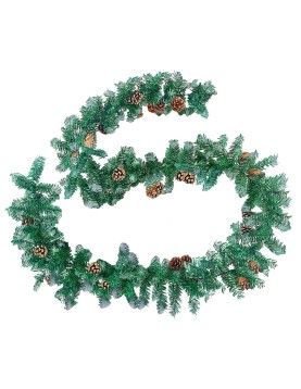 Γιρλάντα Κουκουνάρι Σκληρή ø:20cm Y:2,7m Xmasfest 113677