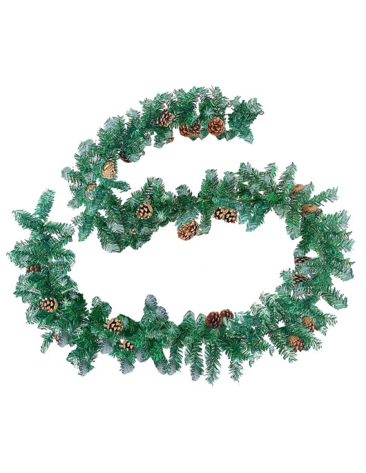 Γιρλάντα Κουκουνάρι Σκληρή ø:20cm Y:2,7m Xmasfest 113677