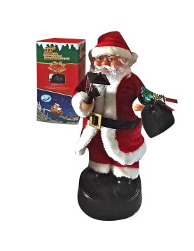 Άγιος Μπαταρίας με Φανάρι 40cm Xmasfest 113844