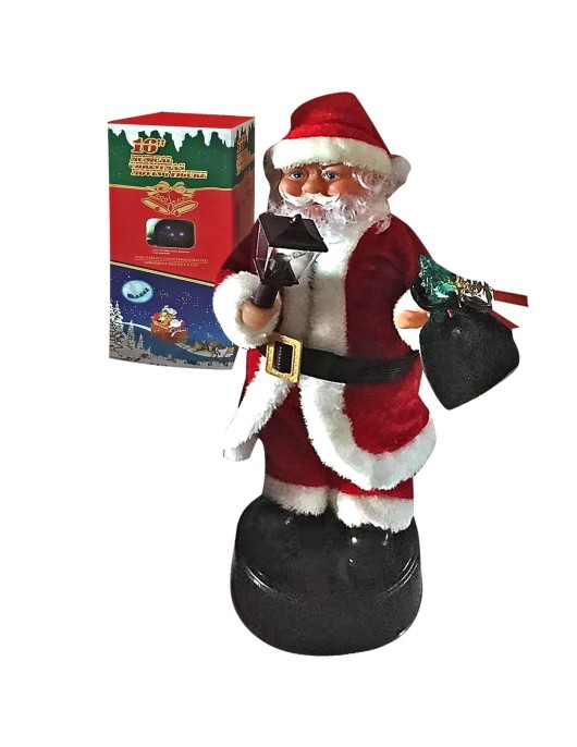 Άγιος Μπαταρίας με Φανάρι 40cm Xmasfest 113844