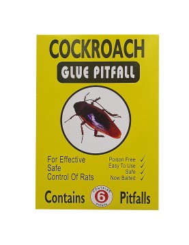 Παγίδες για Κατσαρίδες σετ=6τεμ 19x14cm Homie 116420