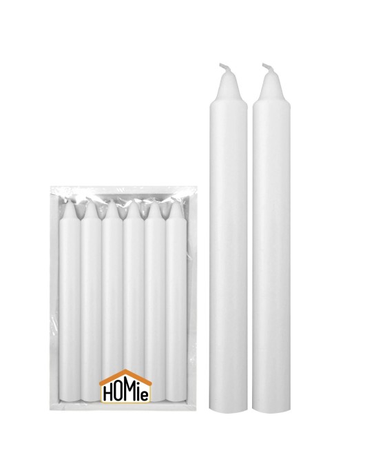 Σπαρματσέτο Κερί πακ=12τεμ 17cm Homie 11672