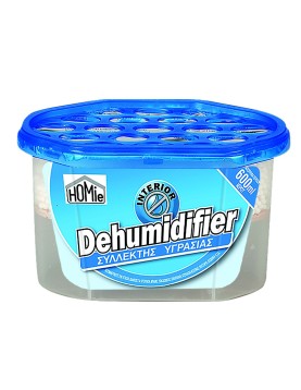 Αφυγραντικό Κουτί Κομπλέ Χωρητικότητα Υγρασίας:600ml 15x10,5x8,5cm Homie 116673