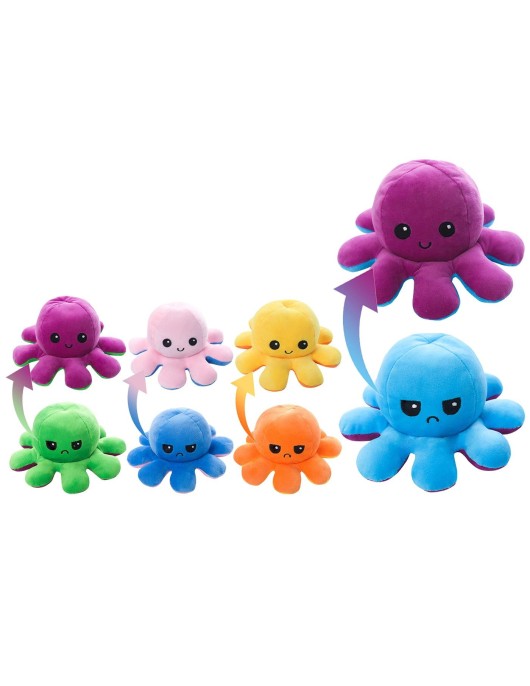 Χταπόδι Λούτρινο Αντιστρεπτό-Octopus Reversible 20cm Homie 116862