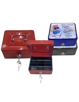 Κουτί Μεταλλικό Ταμείου με Κλειδαριά 15x12x8cm Homie 116876