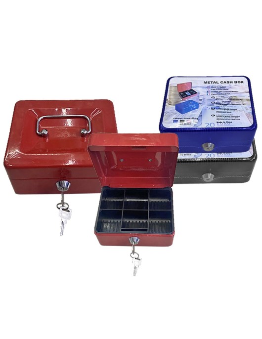 Κουτί Μεταλλικό Ταμείου με Κλειδαριά 15x12x8cm Homie 116876