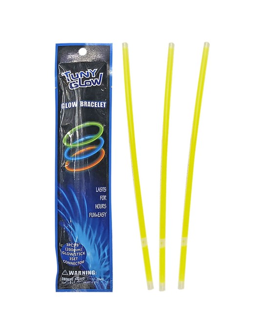 Βραχιόλια Φωσφορίζοντα πακ=3τεμ 20cm Homie 116106