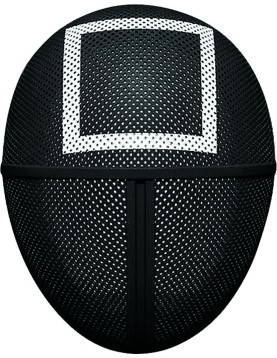 Αποκριάτικο Αξεσουάρ Μασκα Φρουρού Τετράγωνο