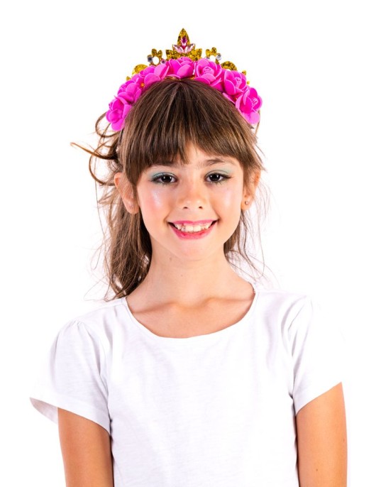 Αποκριάτικο Αξεσουάρ Στέμμα Με Λουλούδια