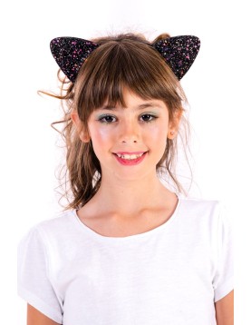 Αποκριάτικο Αξεσουάρ Στέκα Γάτας Με Στρας 3χρμ