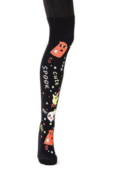 Αποκριάτικο Αξεσουάρ Κάλτσες Με Φαντάσματα &amp; Νεκροκεφαλές