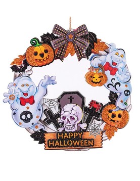 Αποκριάτικο Αξεσουάρ Διακοσμητικά Στεφάνια Halloween 3D 4σχδ