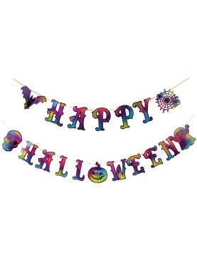 Αποκριάτικο Αξεσουάρ Διακοσμητική Γιρλάντα Halloween Σκούρο 3m