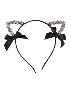 Αποκριάτικο Αξεσουάρ Στέκα Γάτας Με Στρας 15cm