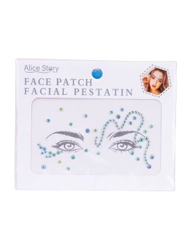 Αποκριάτικο Αξεσουάρ Αυτοκόλλητα Προσώπου 6σχδ