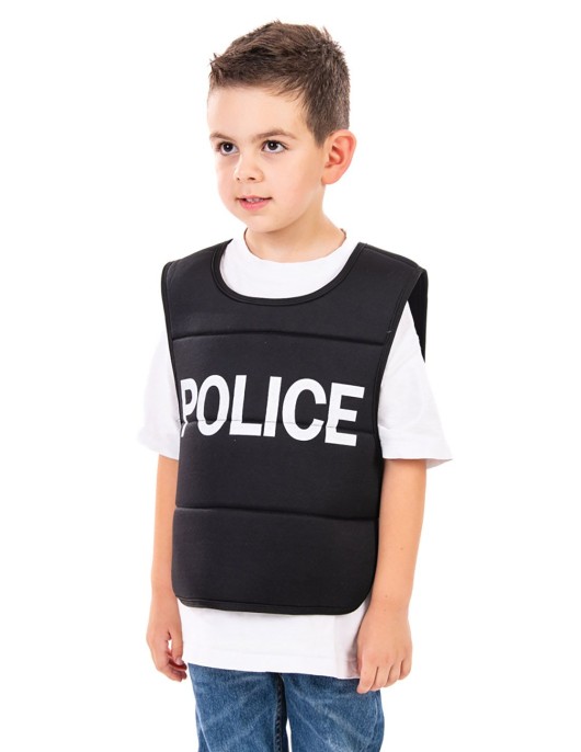 Αποκριάτικο Αξεσουάρ Αλεξίσφαιρο Γιλέκο Αστυνομικού 44cm