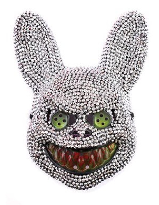 Αποκριάτικο Αξεσουάρ Μάσκα Bunny Τρόμου Με Στρας 2χρμ