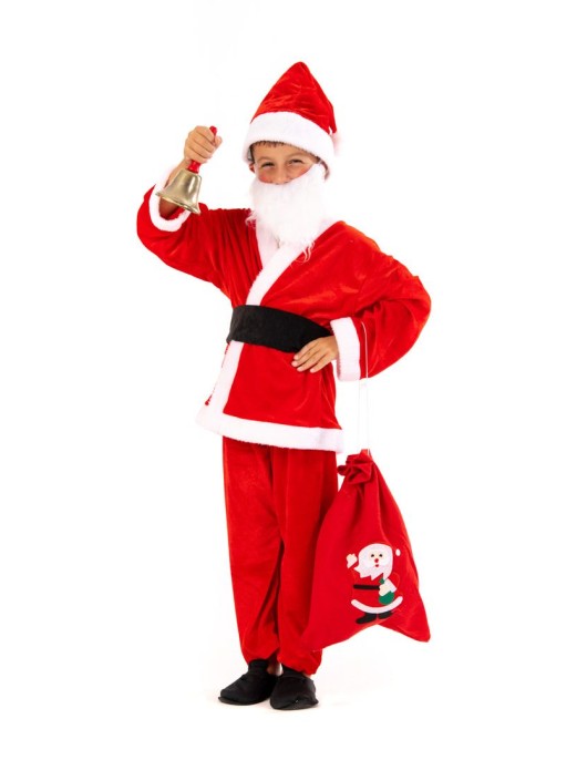 Χριστουγεννιάτικη Στολή Αγ. Βασίλης Deluxe μεγ.06