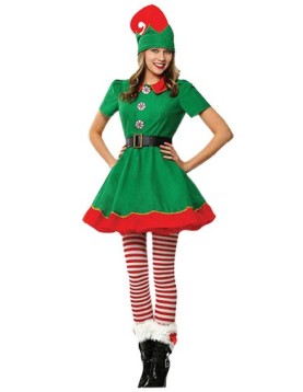 Χριστουγεννιάτικη Στολή Ξωτικό One Size