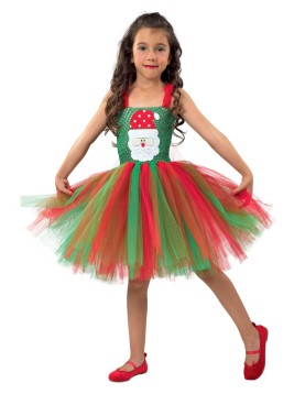 Χριστουγεννιάτικη Στολή Άγιο Βασιλίνα Tutu μεγ.04