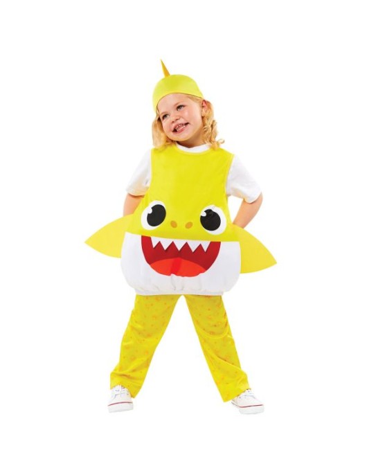 Αποκριάτικη Στολή Baby Shark Yellow Baby μεγ.04