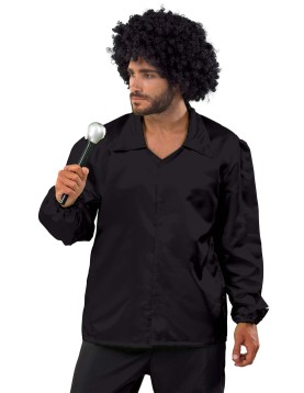 Αποκριάτικη Στολή Disco Πουκάμισο (Μαύρο) One Size